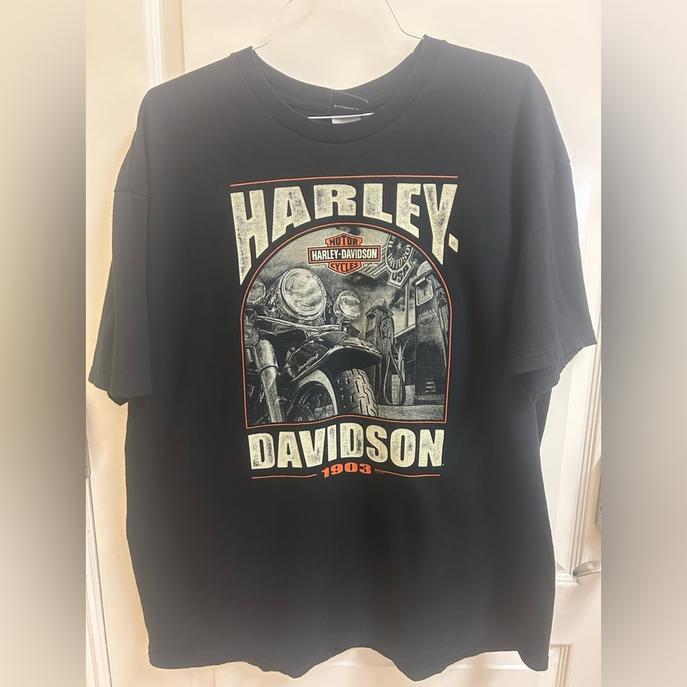 Harley Davidson St Augustine, FL 1903 T-Shirt Short Sleeve Black 2XL - Picture 2 of 7